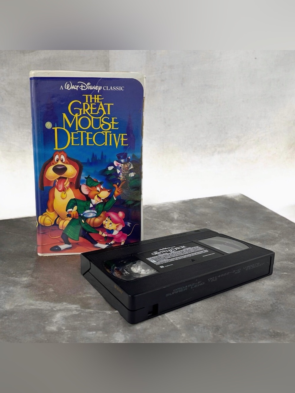 Disney The Great Mouse Detective VHS 1986 Black Diamond Classic Clamshell